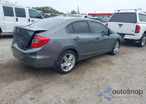 2012 Honda Civic Lx z USA, uszkodzony, nr VIN 2HGFB2F55CH521770